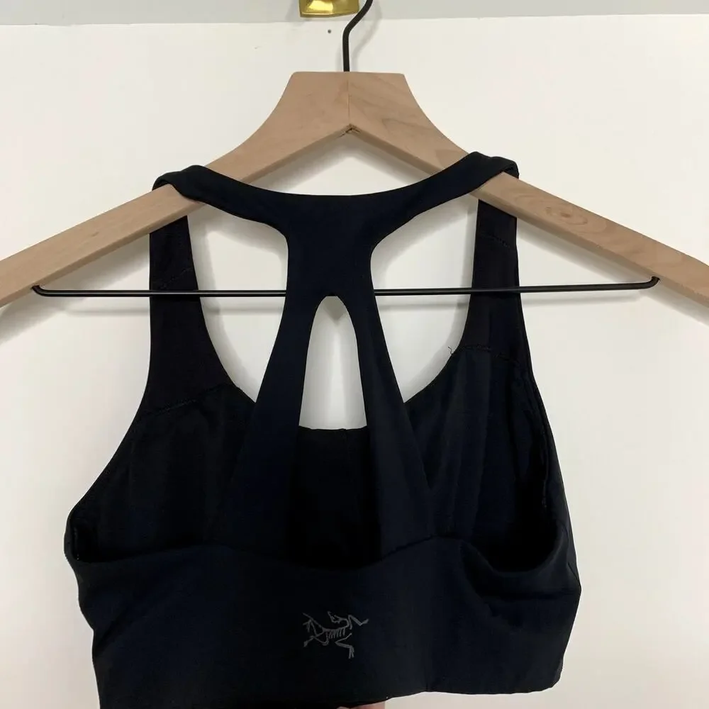 Arc'teryx Women's Essent Bra Black Size Small Sports Top